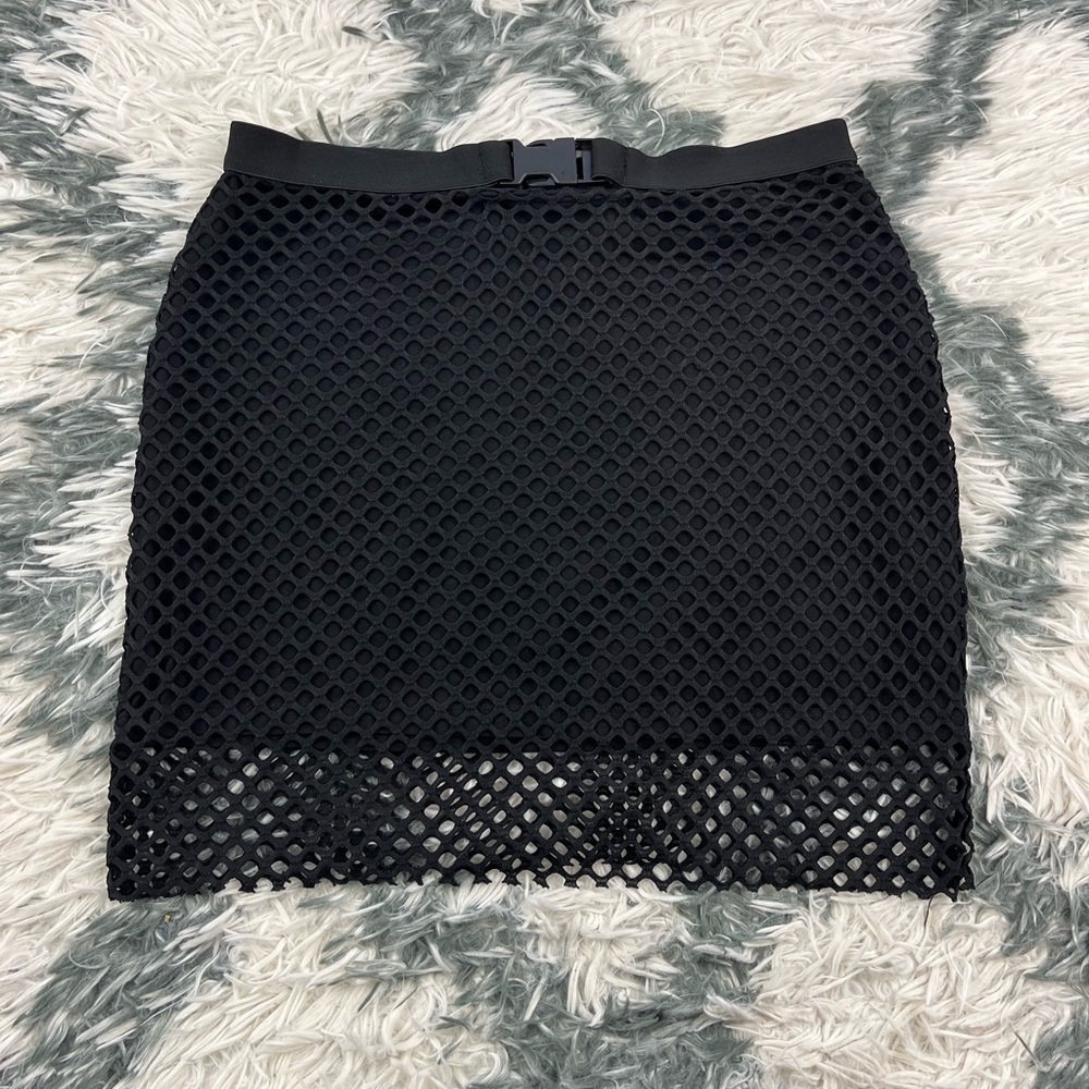 NWT Seek The Label Women's Black Netted Skirt Size Small - Picture 1 of 8